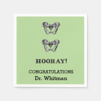 Serviette En Papier Hip Hip Hooray Graduation personnalisée Napkin