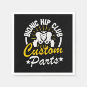 Serviette En Papier Hip Replacement Surgery Bionic Hip Club Member Rec (Devant)