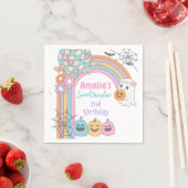 Serviette En Papier Hippie Hallowen  (En situation)