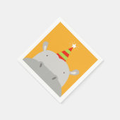 Serviette En Papier Hippo du parti (Coin)