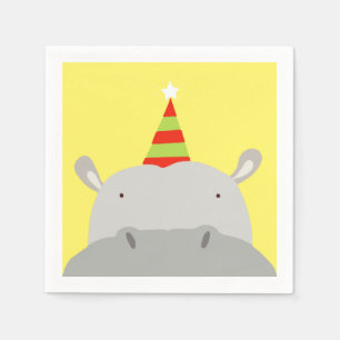 Serviette En Papier Hippo du parti