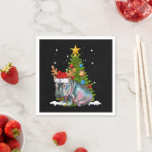 Serviette En Papier Hippo Fiona Arbre de Noël Hippopotame (En situation)