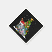 Serviette En Papier Hippo Fiona Arbre de Noël Hippopotame (Coin)