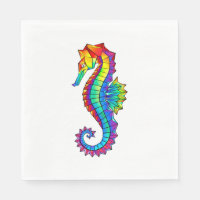 Hippocampe polygonal arc-en-ciel