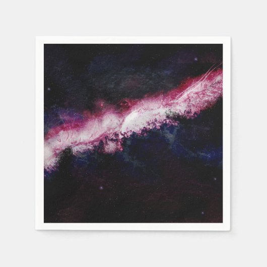 Serviette En Papier Hipster Galaxy Universe (Devant)