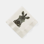 Serviette En Papier Hipster Zebra (Coin)