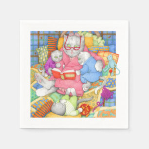 Serviette En Papier HISTOIRE DU BEDTIME Standard Cocktail Papier Napki