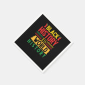 Serviette En Papier Histoire du monde noir (3) (Coin)