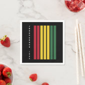 Serviette En Papier Histoire noire afro-américaine 1865 (En situation)