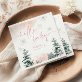 Serviette En Papier Hiver Bonjour bébé serviettes, Baby shower