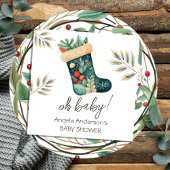 Serviette En Papier Hiver Oh bébé Noël Baby shower de stockage