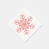 Serviette En Papier Hiver Snowflake Baby shower Cocktail Napkin (Coin)