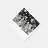Serviette En Papier Hiver Solstice neige (Coin)