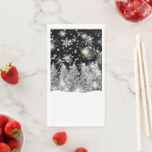 Serviette En Papier Hiver Solstice neige (En situation)