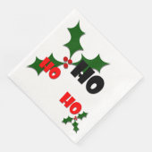 Serviette En Papier Ho Ho Ho Mistletoe Papier serviettes (Coin)