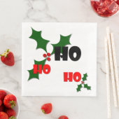 Serviette En Papier Ho Ho Ho Mistletoe Papier serviettes (En situation)