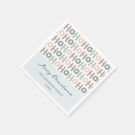 Serviette En Papier Ho Ho Ho Papier Napkin (Coin)