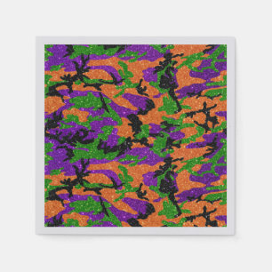 Serviette En Papier HOC Monster Parties scintillant Halloween Edition 