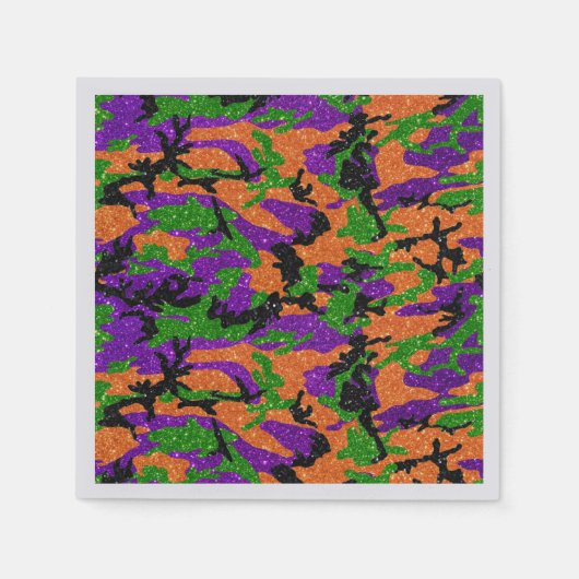 Serviette En Papier HOC Monster Parties scintillant Halloween Edition (Devant)