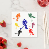 SERVIETTE EN PAPIER HOCKEY (En situation)