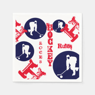 Serviette En Papier Hockey