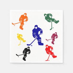 SERVIETTE EN PAPIER HOCKEY