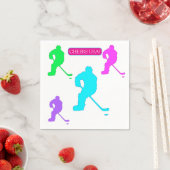 SERVIETTE EN PAPIER HOCKEY (En situation)