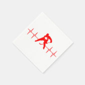 Serviette En Papier Hockey Canada (Coin)