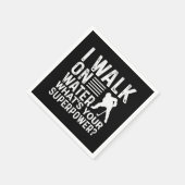 Serviette En Papier Hockey Je Marche Sur Eau (Coin)