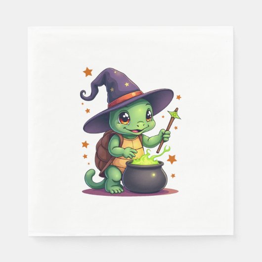 Serviette En Papier Hocus Shellcus Turtle (Devant)