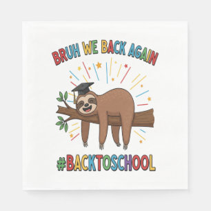 Serviette En Papier Hocus Slowcus sorcière Sloth