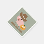Serviette En Papier Hoggy Fall Y'all ! (Coin)