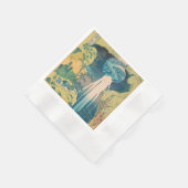 Serviette En Papier Hokusai Amida Cascade Japon (Coin)