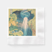 Serviette En Papier Hokusai Amida Cascade Japon (Devant)