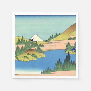 Serviette En Papier Hokusai Lac Hakone dans la province de Sagami
