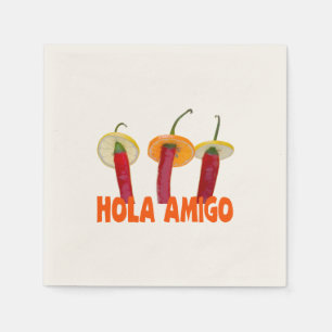 Serviette En Papier Hola amigo