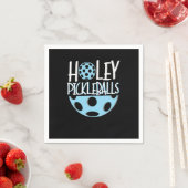 Serviette En Papier Holey Pickleball Paddle Sports Net Racquet Crossco (En situation)