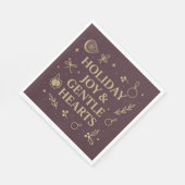 Serviette en papier Holiday Joy (Coin)