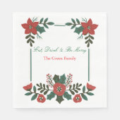 Serviette En Papier Holiday Paper Napkins – Festive Table Essentials (Devant)
