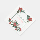 Serviette En Papier Holiday Paper Napkins – Festive Table Essentials (Coin)