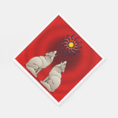 SERVIETTE EN PAPIER HOLING COYOTES (Coin)