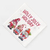 Serviette En Papier Holly Jolly Gnomes Holiday (Coin)