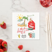 Serviette En Papier Hollyday (En situation)