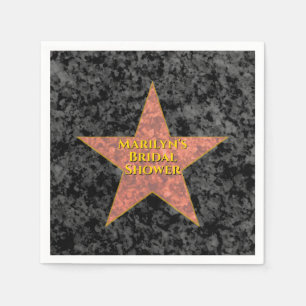 Serviette En Papier Hollywood Star