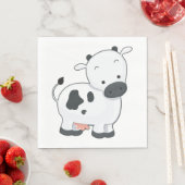 Serviette En Papier Holstein Calf (En situation)