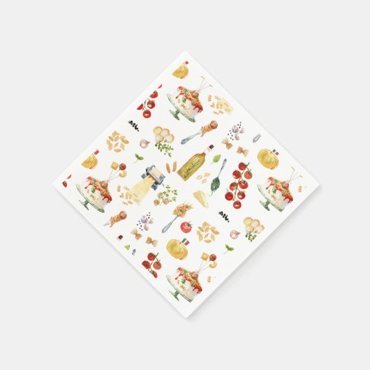 Serviette En Papier Holy Ravioli | Little Meatball Pasta Birthday (Coin)