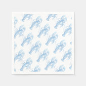 Serviette En Papier Homard bleu (Devant)
