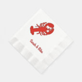 Serviette En Papier Homard personnalisé (Coin)