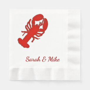 Serviette En Papier Homard personnalisé