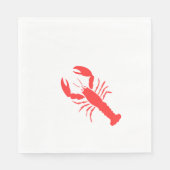 Serviette En Papier homard rouge (Devant)
